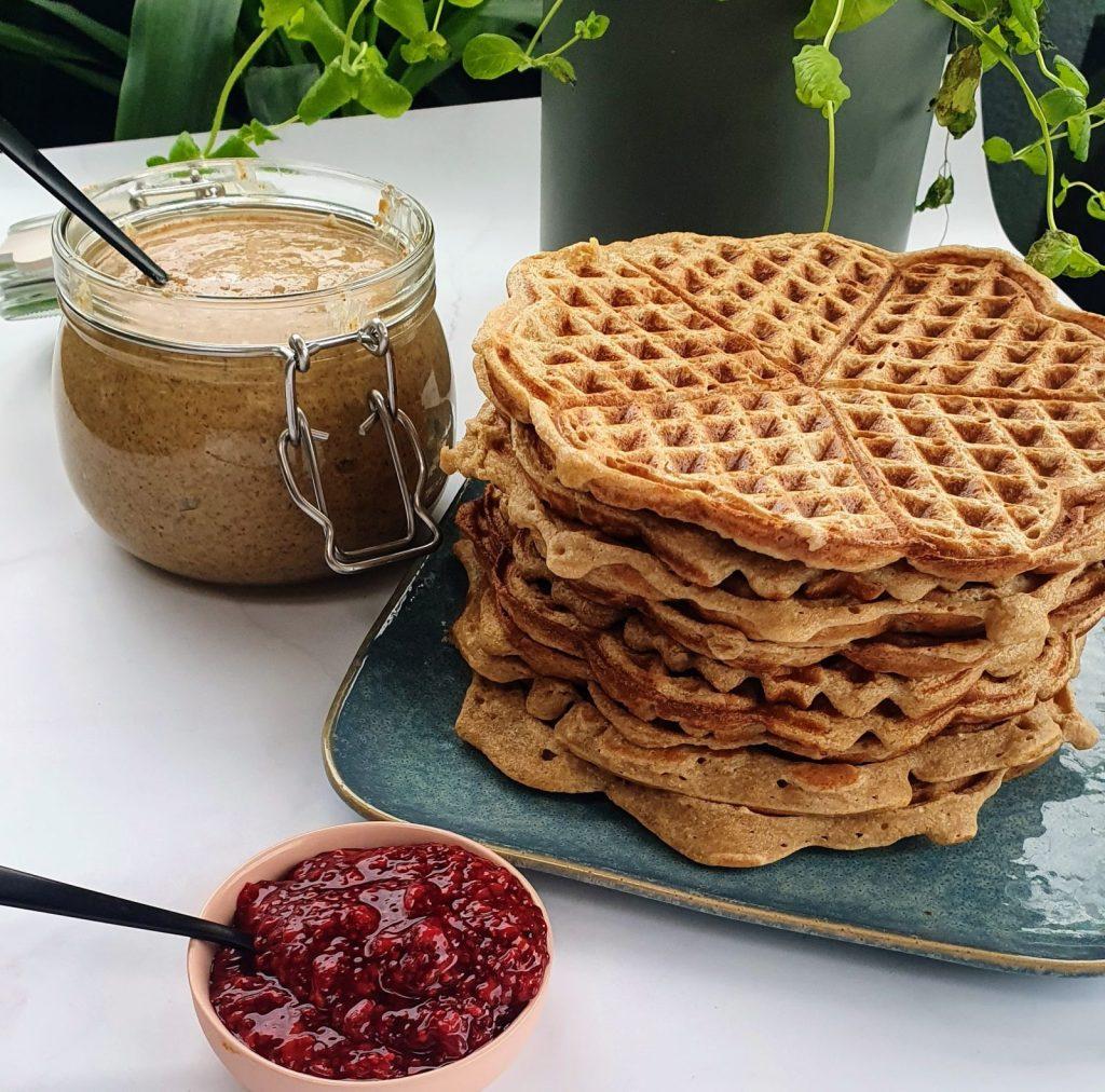 Quinoavafler – næringsrike, glutenfrie og veganske – nærbilde