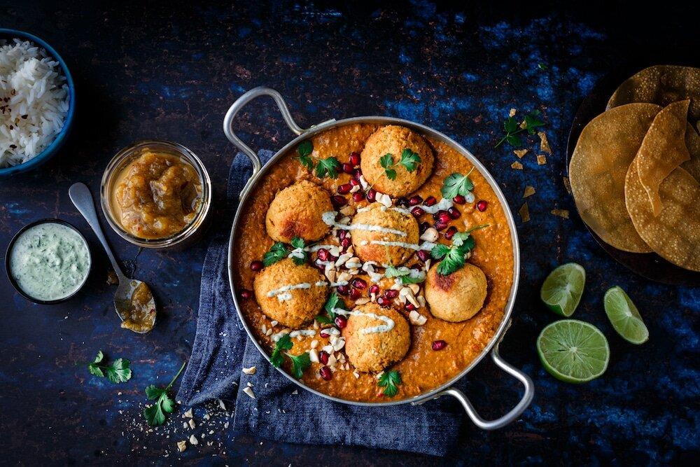 Indisk Kofta i digg saus – ekte indisk vegetar – kofta a