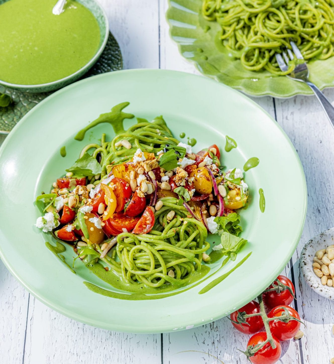 Grønn proteinpasta – en storfavoritt – gronn proteinpasta utvalg bok 136