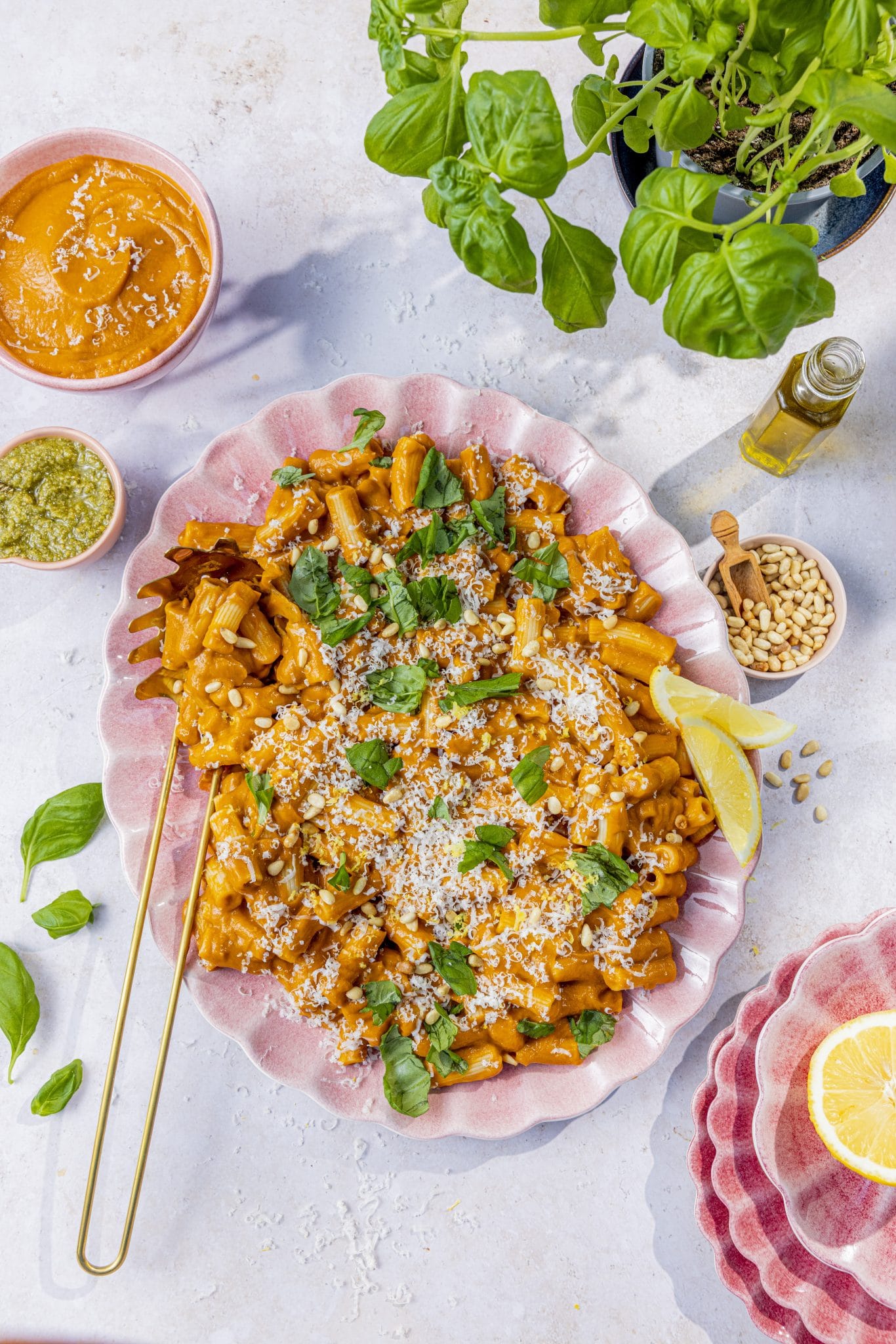 Hemmelighetsfull pasta med masse grønnsaker – hemmerlighetsfull pastasaus hanne lene utvalg bok 135