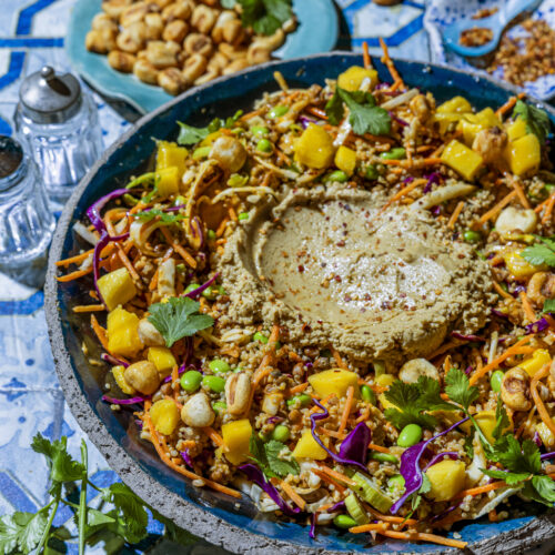 Crunchy mangosalat, knallgod og superrask